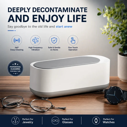 💎 Avenro PureWave™ - Multi-Purpose Ultrasonic Cleaner
