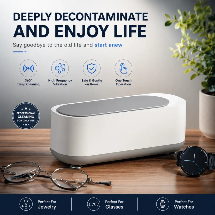 💎 Avenro PureWave™ - Multi-Purpose Ultrasonic Cleaner