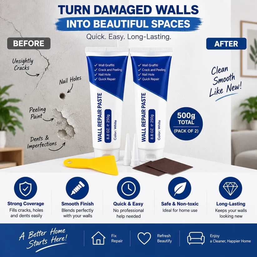 WallFix™ - Instant Wall Repair Paste (Buy 1 get 1 Free)